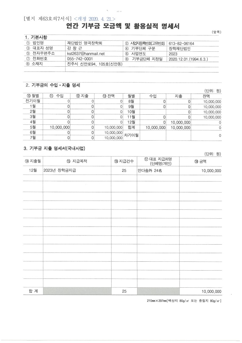 명곡장학회) 2023년 연간 기부금 모금액 및 활용실적 명세서_1.jpg